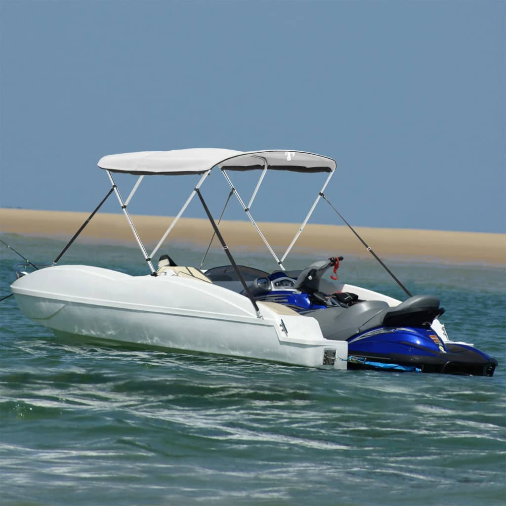 3-Bow Bimini-Top mit Mesh-Seitenteilen 183x(185-198)x137 cm