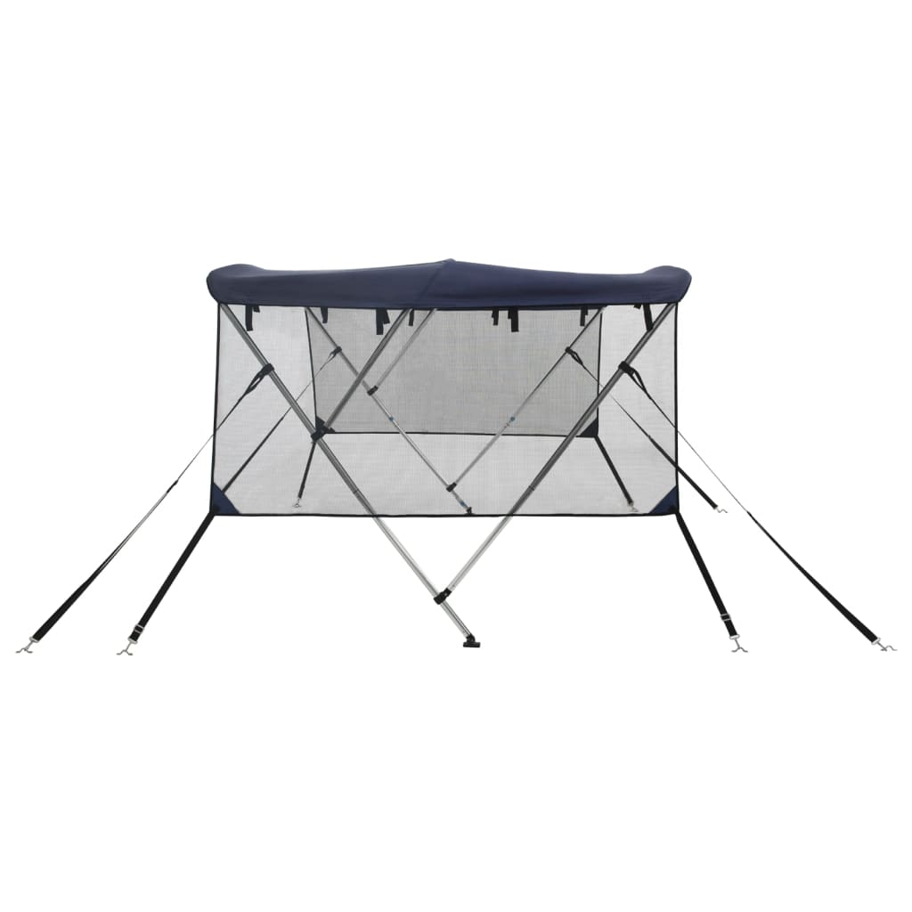 3-Bow Bimini-Top mit Mesh-Seitenteilen 183x(185-198)x137 cm