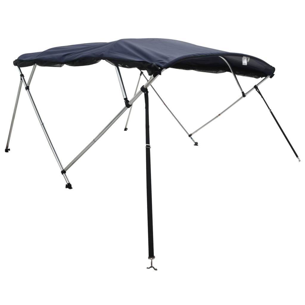 4-Bow Bimini-Top mit Mesh-Seitenteilen 243x(200-213)x137 cm