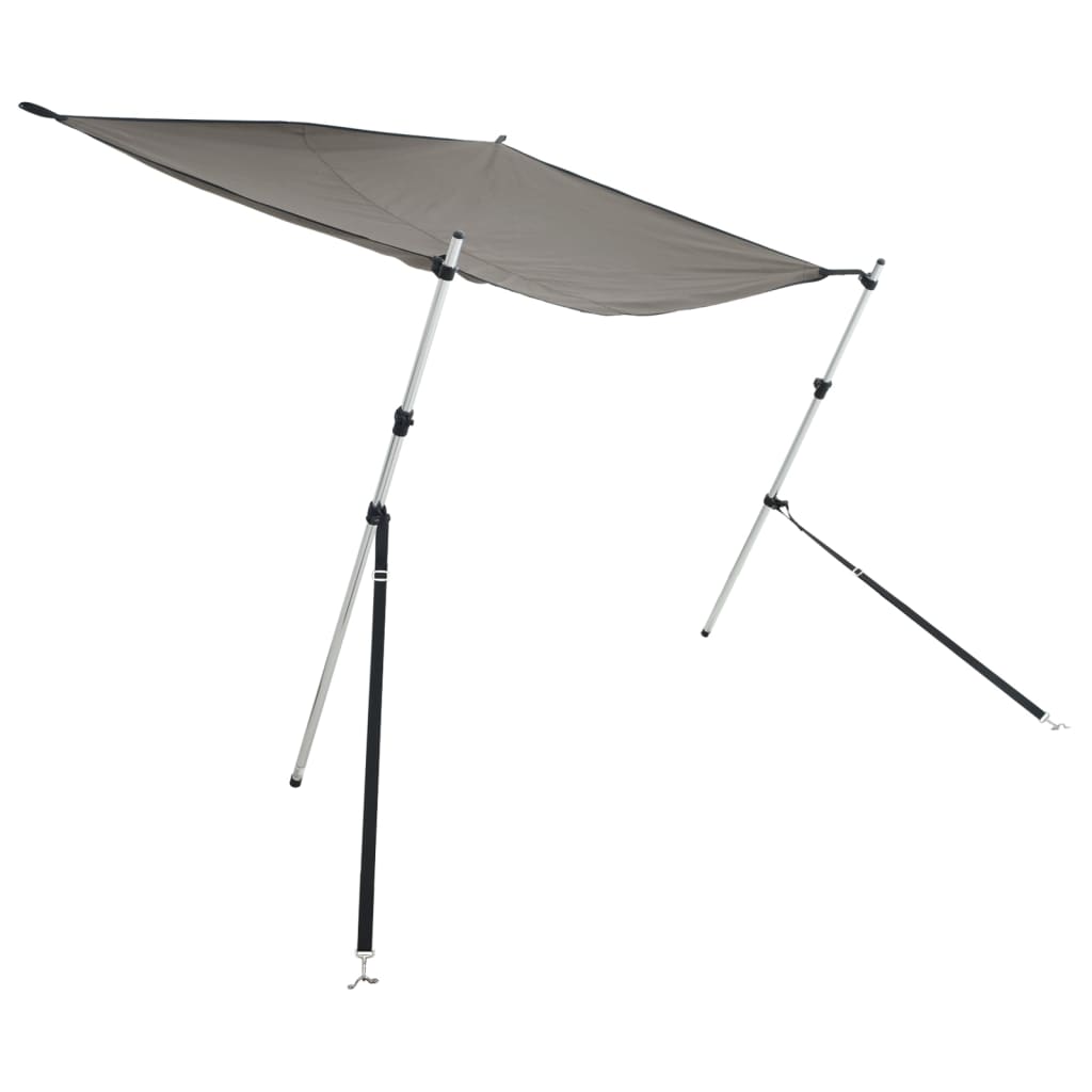 T-Top-Beschattungsverlängerung Anthrazit 170x208x(115-183) cm