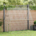 Hühnerkäfig Silbern 200x100x190 cm Verzinkter Stahl
