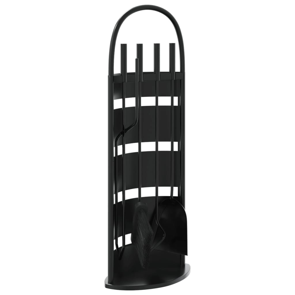 5-teiliges Kaminbesteck-Set 23 x 15 x 66 cm Stahl