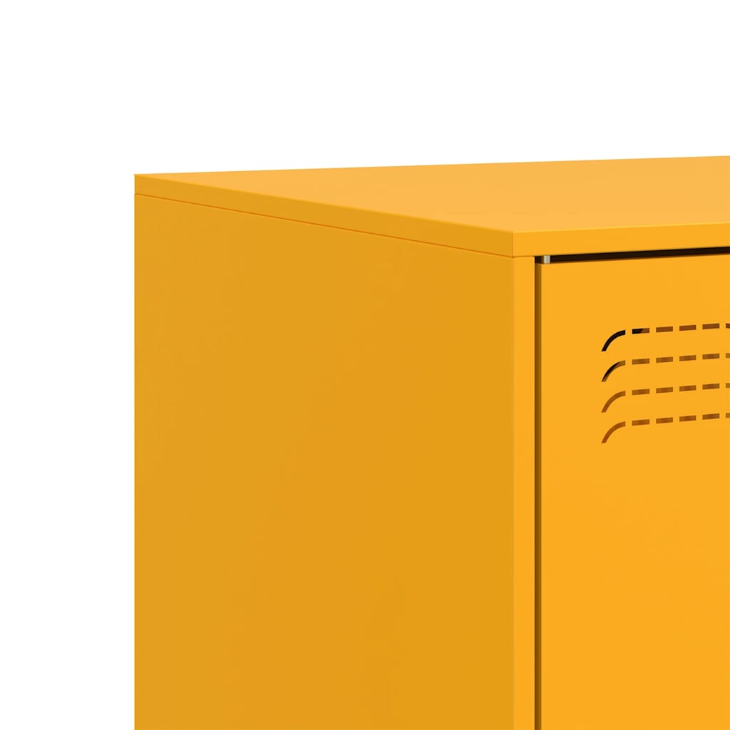 TV-Schrank Senfgelb 67x39x44 cm Stahl