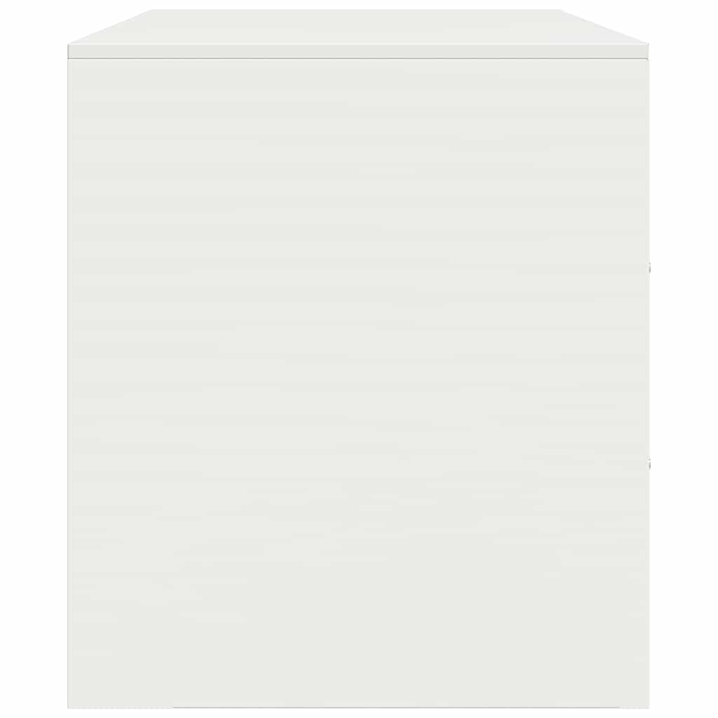 TV-Schrank Weiß 67x39x44 cm Stahl