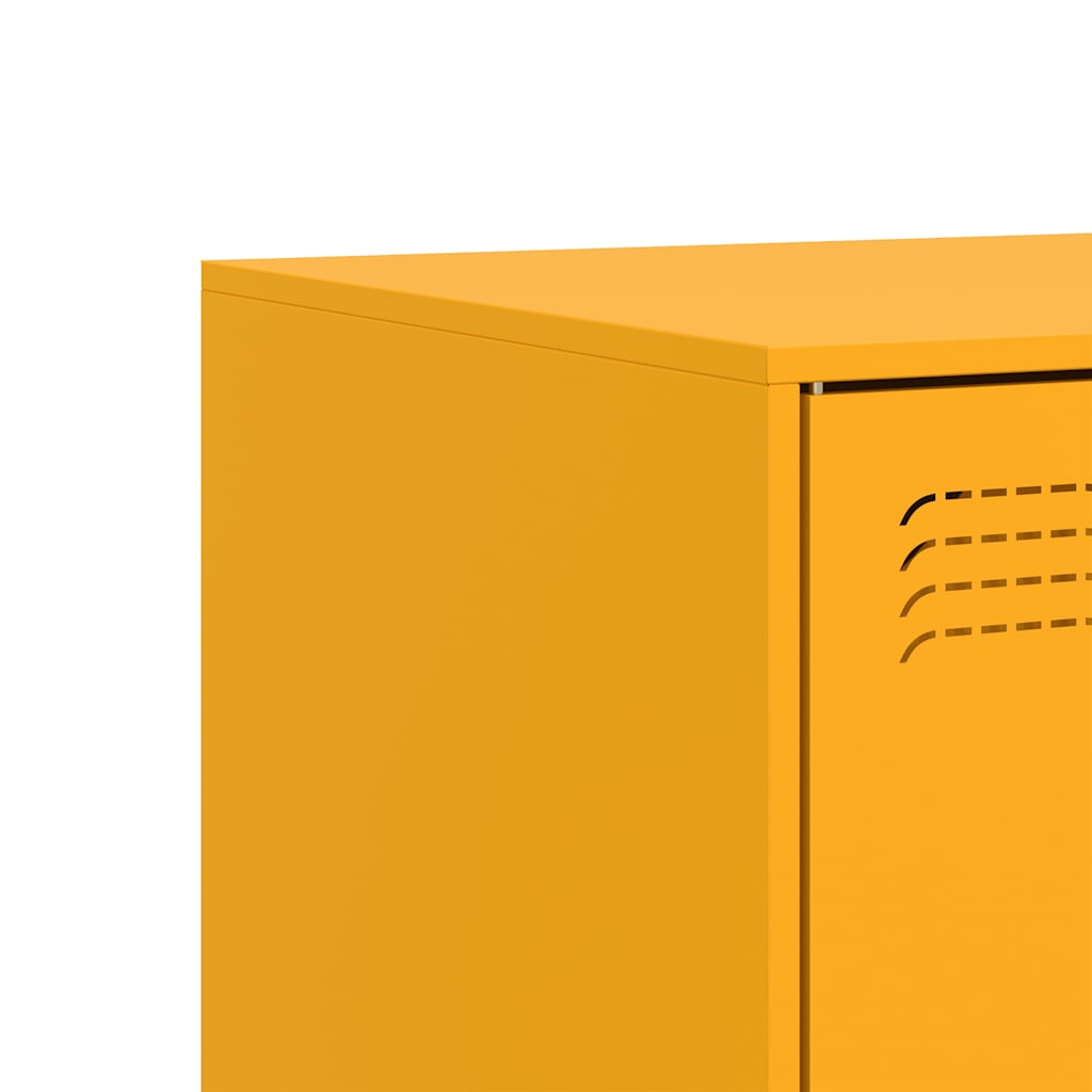 TV-Schrank Senfgelb 99x39x44 cm Stahl