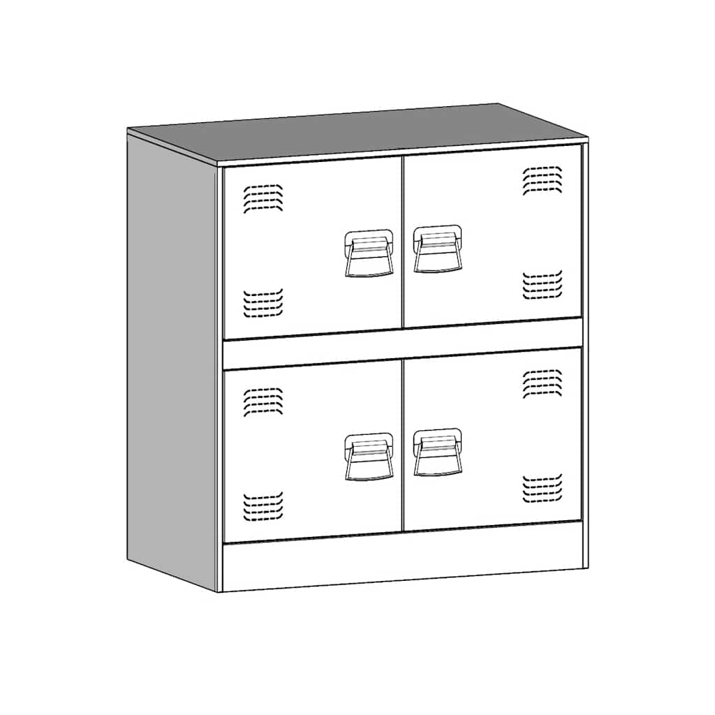 Sideboard Rosa 67x39x73 cm Stahl