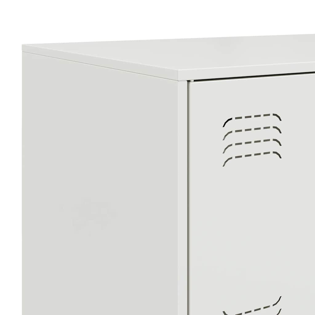 Sideboard Weiß 67x39x73 cm Stahl