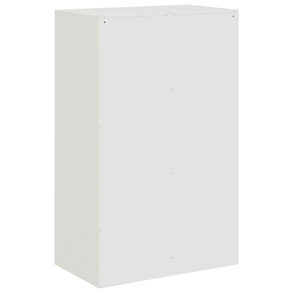 Sideboard Weiß 67x39x107 cm Stahl