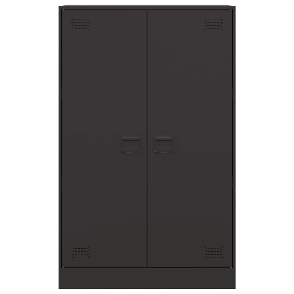 Sideboard Schwarz 67x39x107 cm Stahl