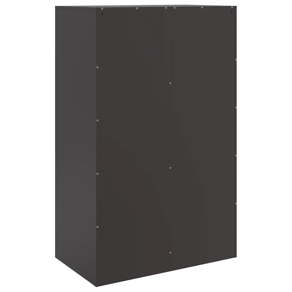 Sideboard Schwarz 67x39x107 cm Stahl