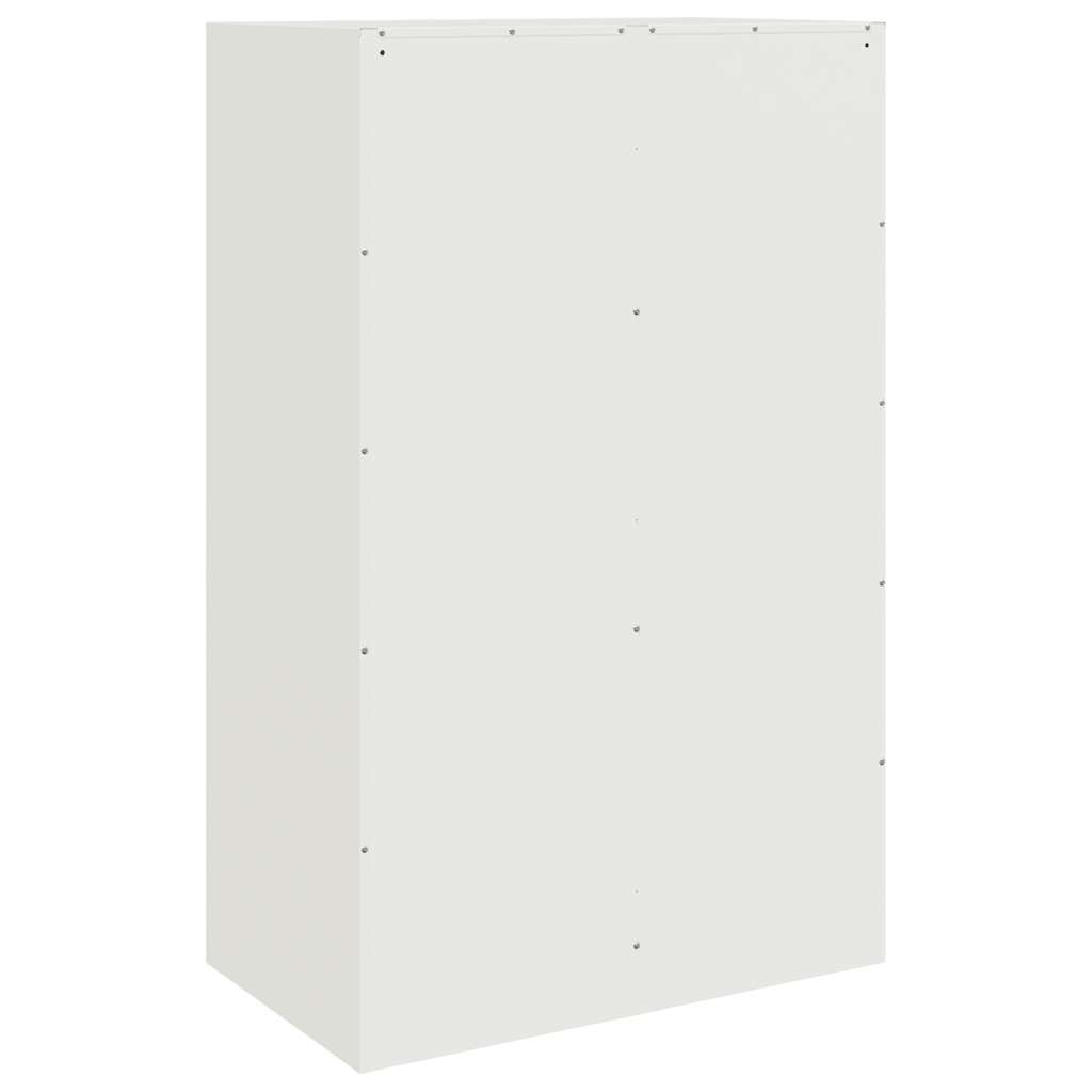 Sideboard Weiß 67x39x107 cm Stahl
