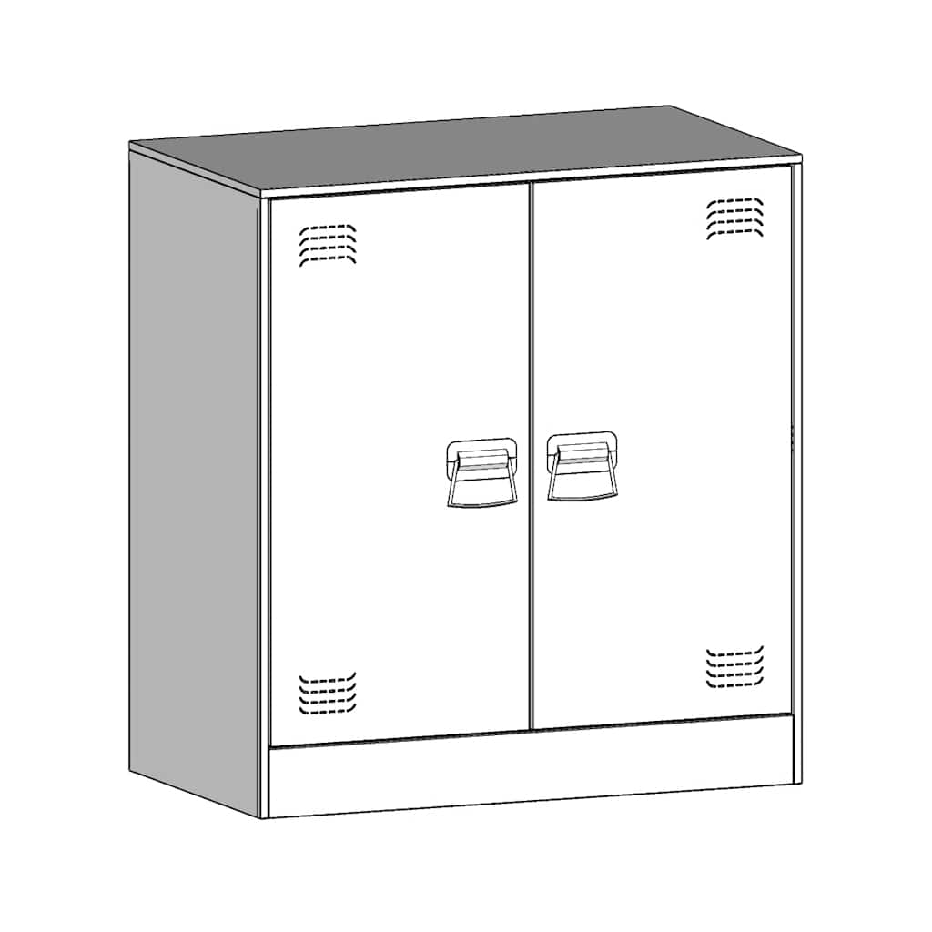 Sideboard Schwarz 67x39x73 cm Stahl