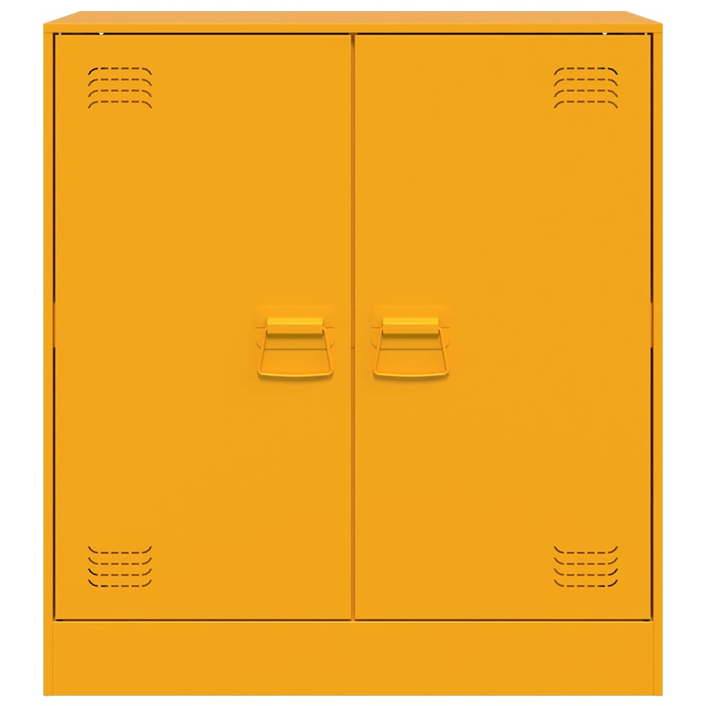 Sideboard Senfgelb 67x39x73 cm Stahl