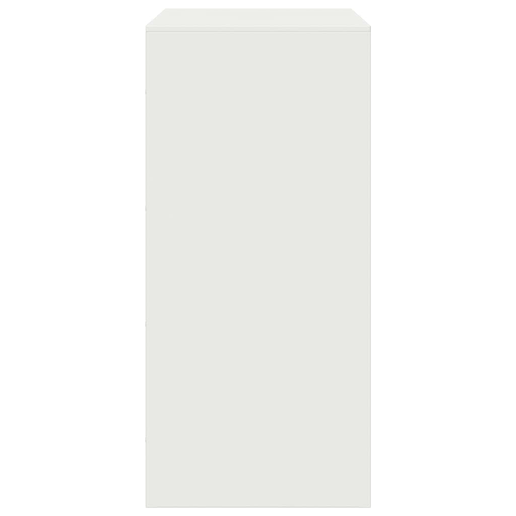 Sideboard Weiß 67x39x83 cm Stahl