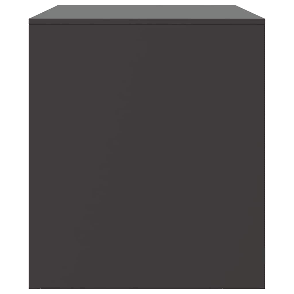 TV-Schränke 2 Stk. Schwarz 67x39x44 cm Stahl