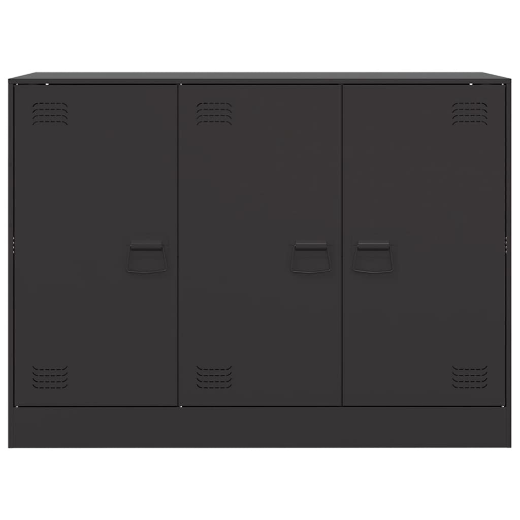 Sideboard Schwarz 99x39x73 cm Stahl