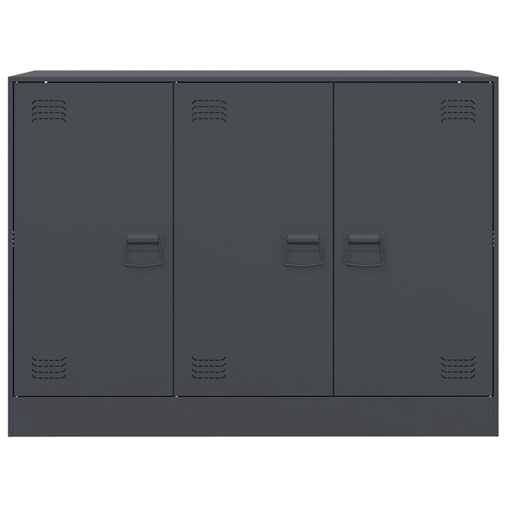 Sideboard Anthrazit 99x39x73 cm Stahl
