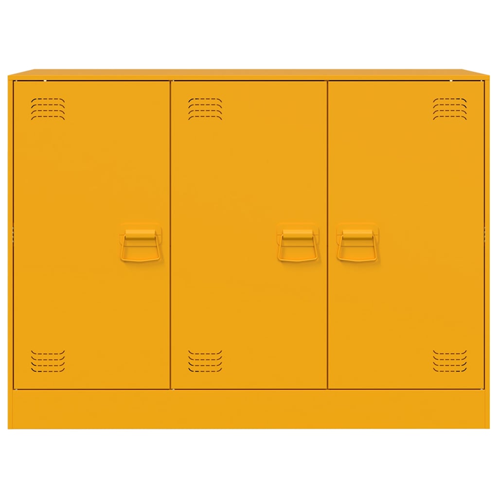 Sideboard Senfgelb 99x39x73 cm Stahl
