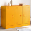 Sideboard Senfgelb 99x39x73 cm Stahl