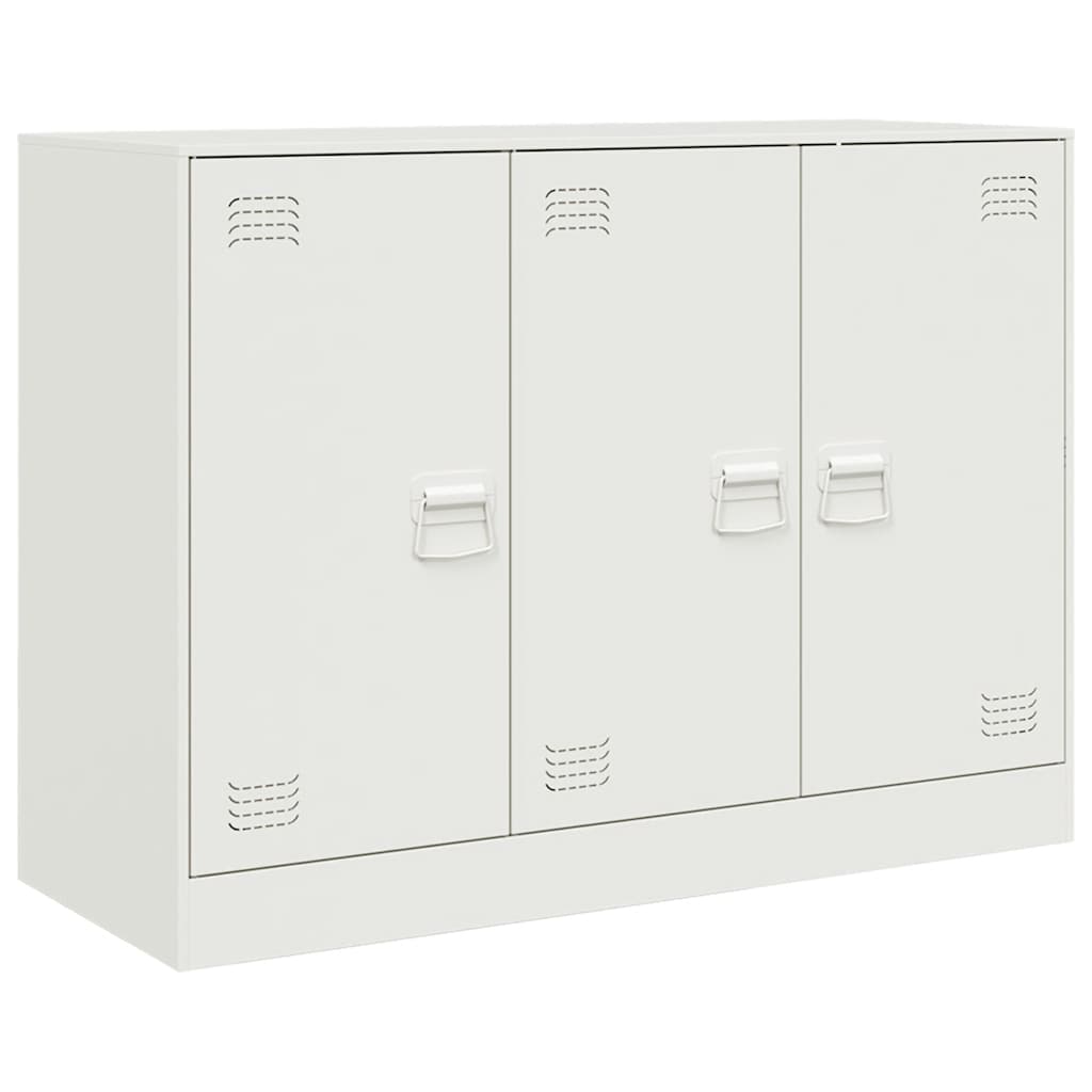 Sideboard Weiß 99x39x73 cm Stahl