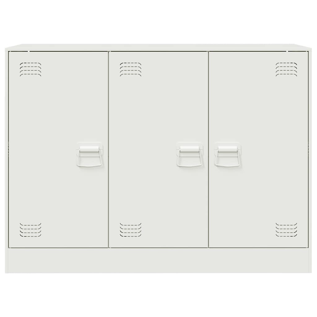 Sideboard Weiß 99x39x73 cm Stahl