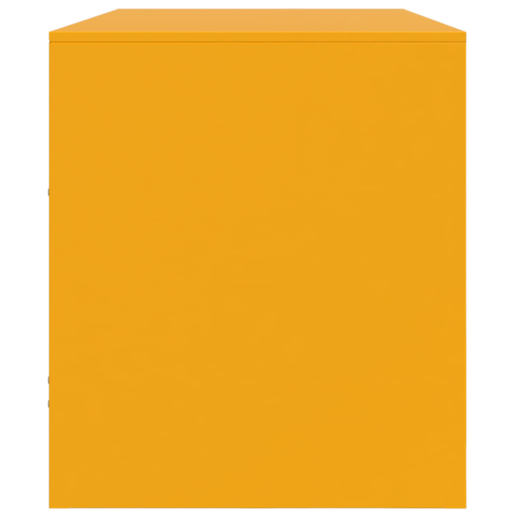 TV-Schrank Senfgelb 99x39x44 cm Stahl