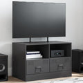 TV-Schrank Schwarz 67x39x44 cm Stahl