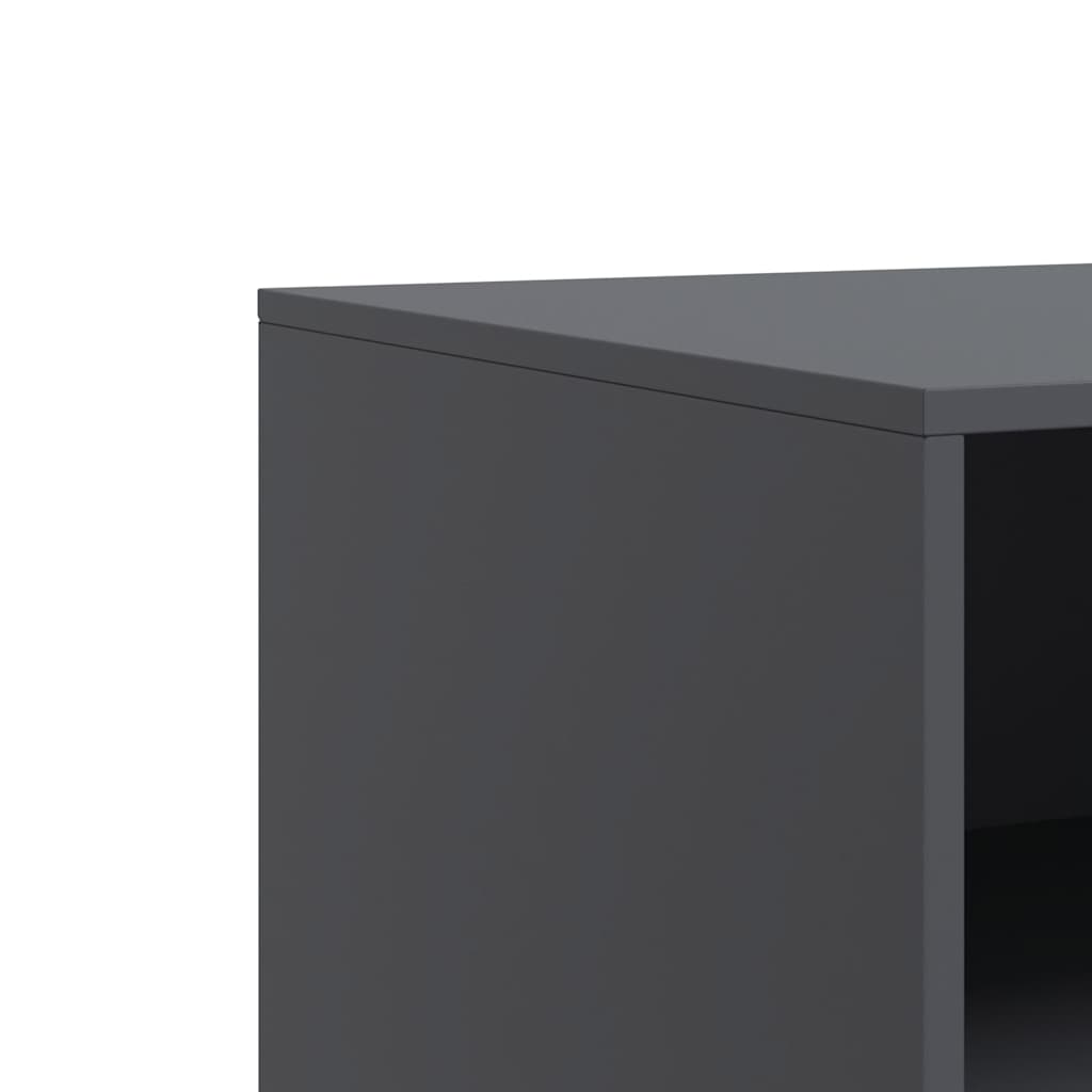 TV-Schrank Anthrazit 67x39x44 cm Stahl