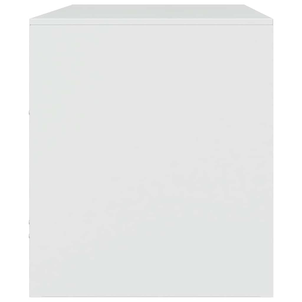 TV-Schränke 2 Stk. Weiß 67x39x44 cm Stahl
