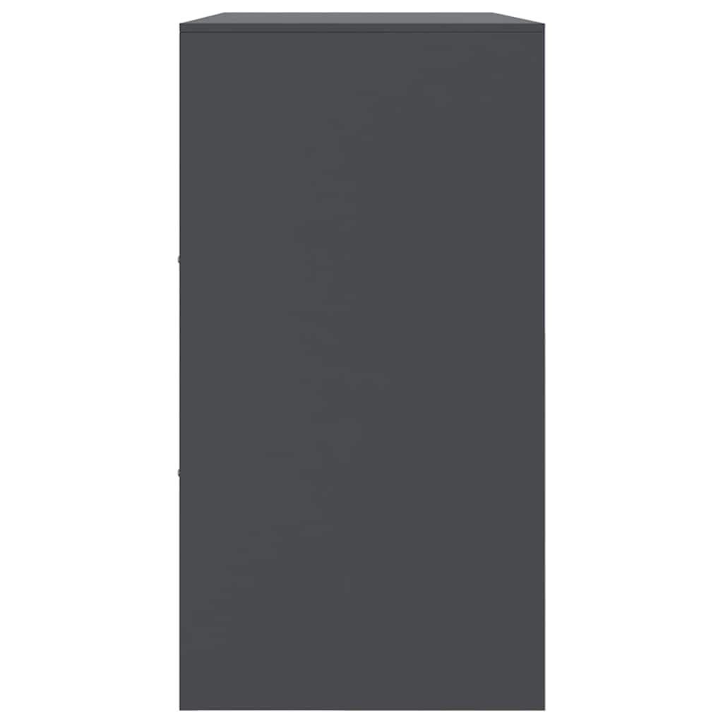 Sideboard Anthrazit 99x39x73 cm Stahl