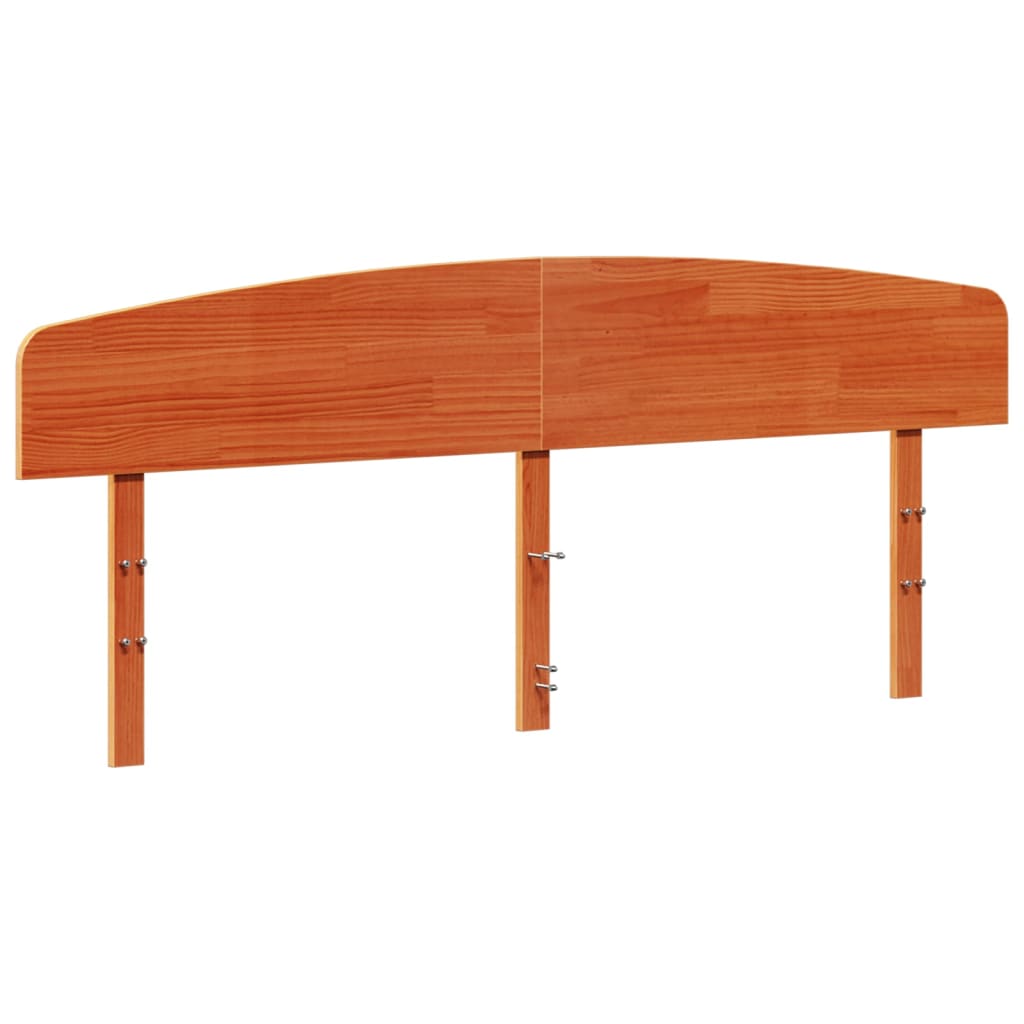 Kopfteil Wachsbraun 180 cm Massivholz Kiefer