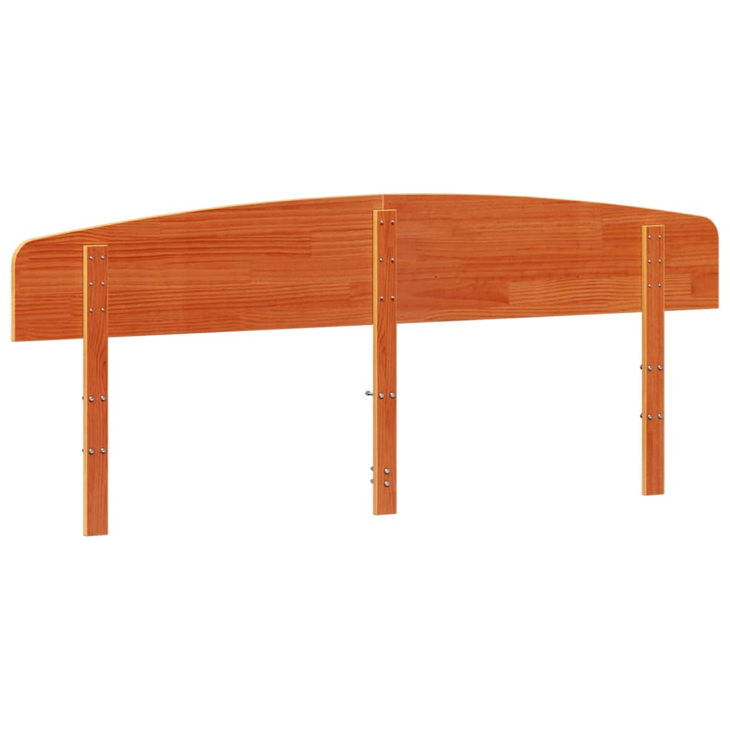 Kopfteil Wachsbraun 180 cm Massivholz Kiefer