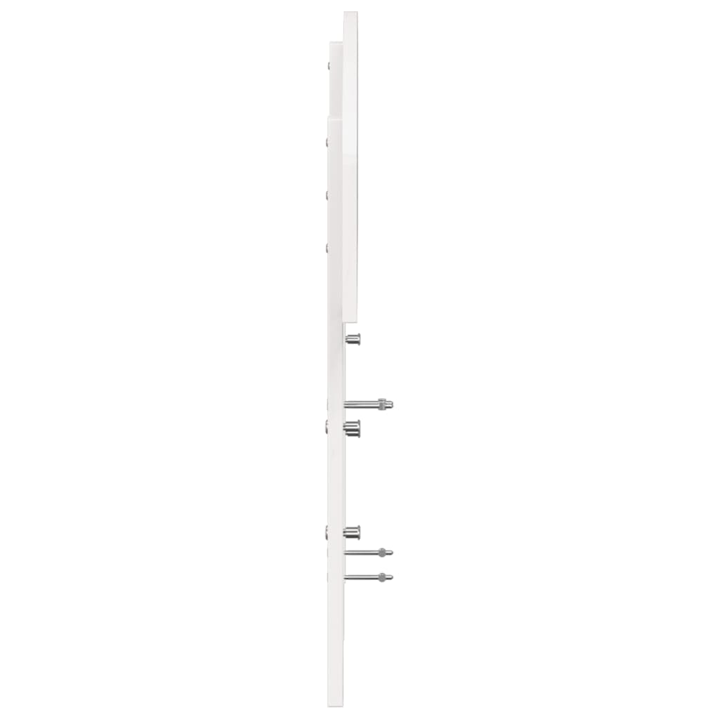Kopfteil Weiß 150 cm Massivholz Kiefer