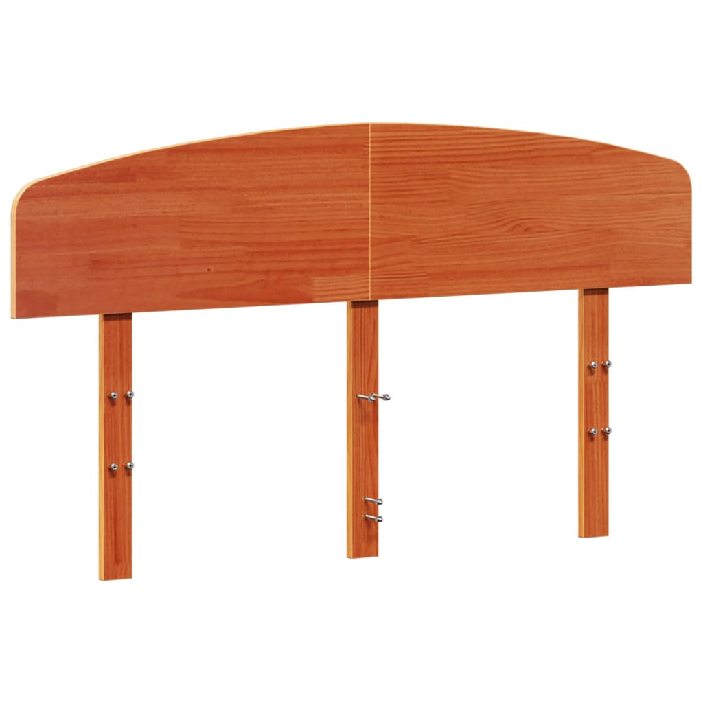 Kopfteil Wachsbraun 150 cm Massivholz Kiefer