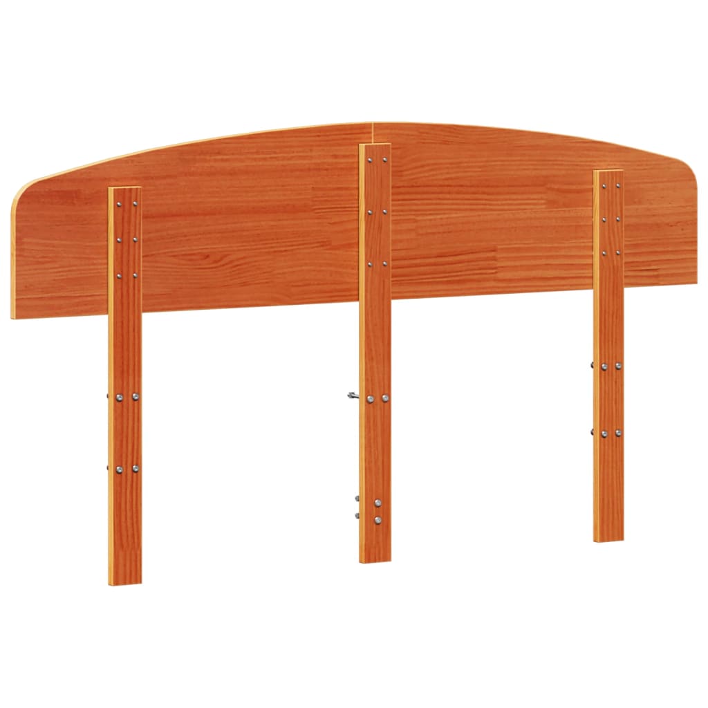 Kopfteil Wachsbraun 150 cm Massivholz Kiefer