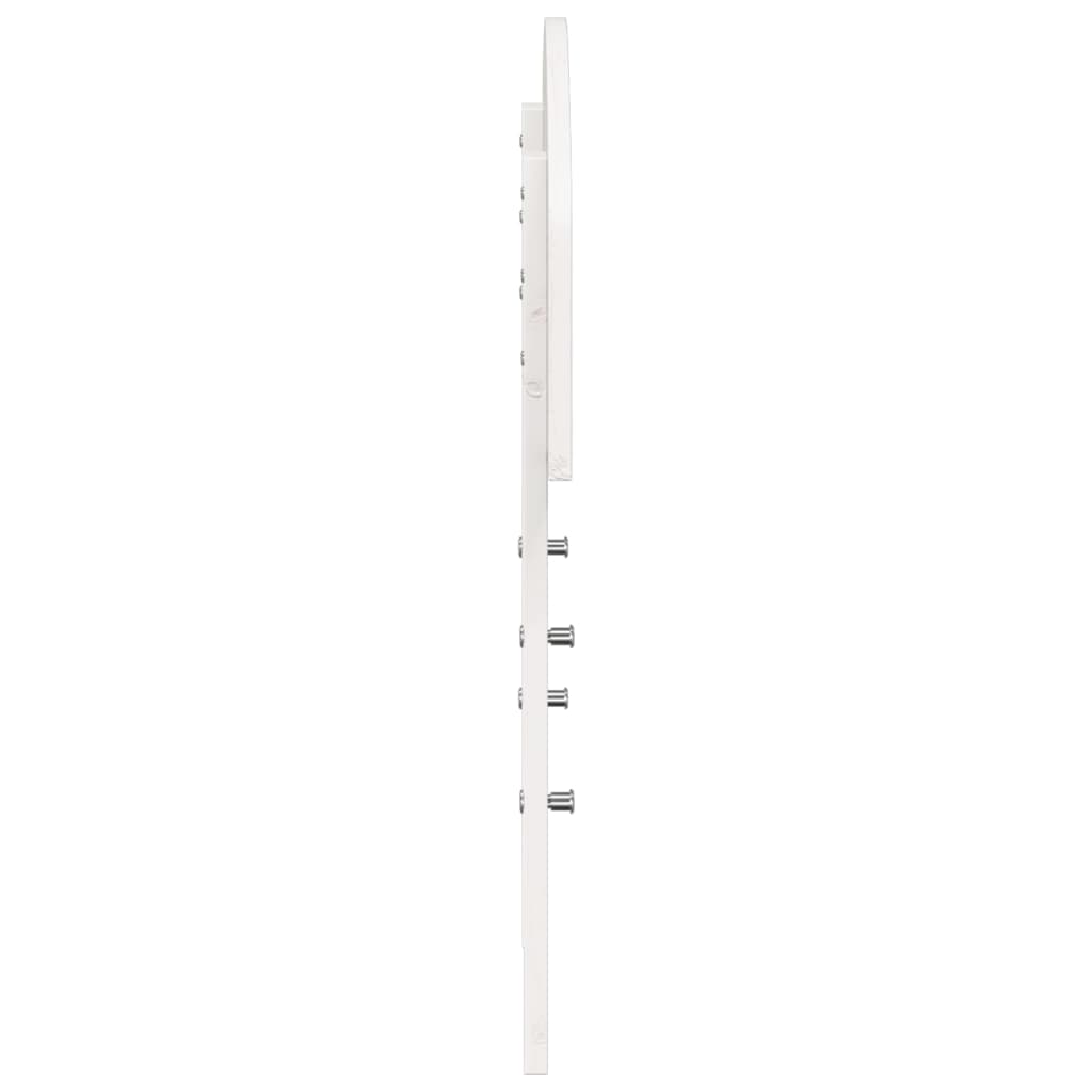 Kopfteil Weiß 75 cm Massivholz Kiefer