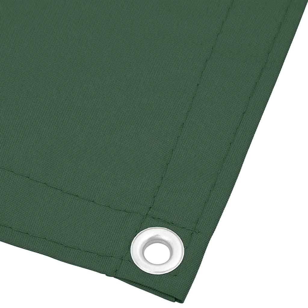 Balkon-Sichtschutz Dunkelgrün 75x800 cm 100 % Polyester-Oxford