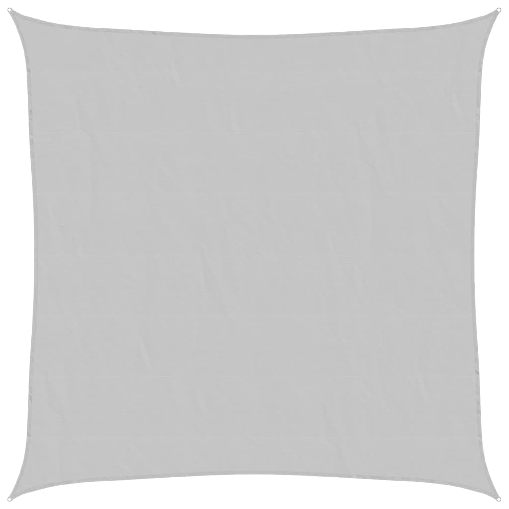 Sonnensegel Hellgrau 2,5x2,5 m 100% Polyester Oxford
