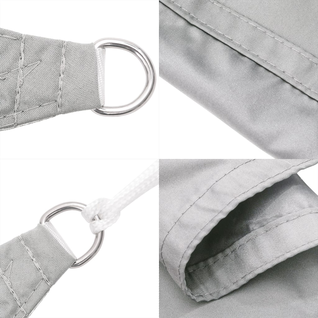 Sonnensegel Hellgrau 3,5x2 m 100% Polyester Oxford
