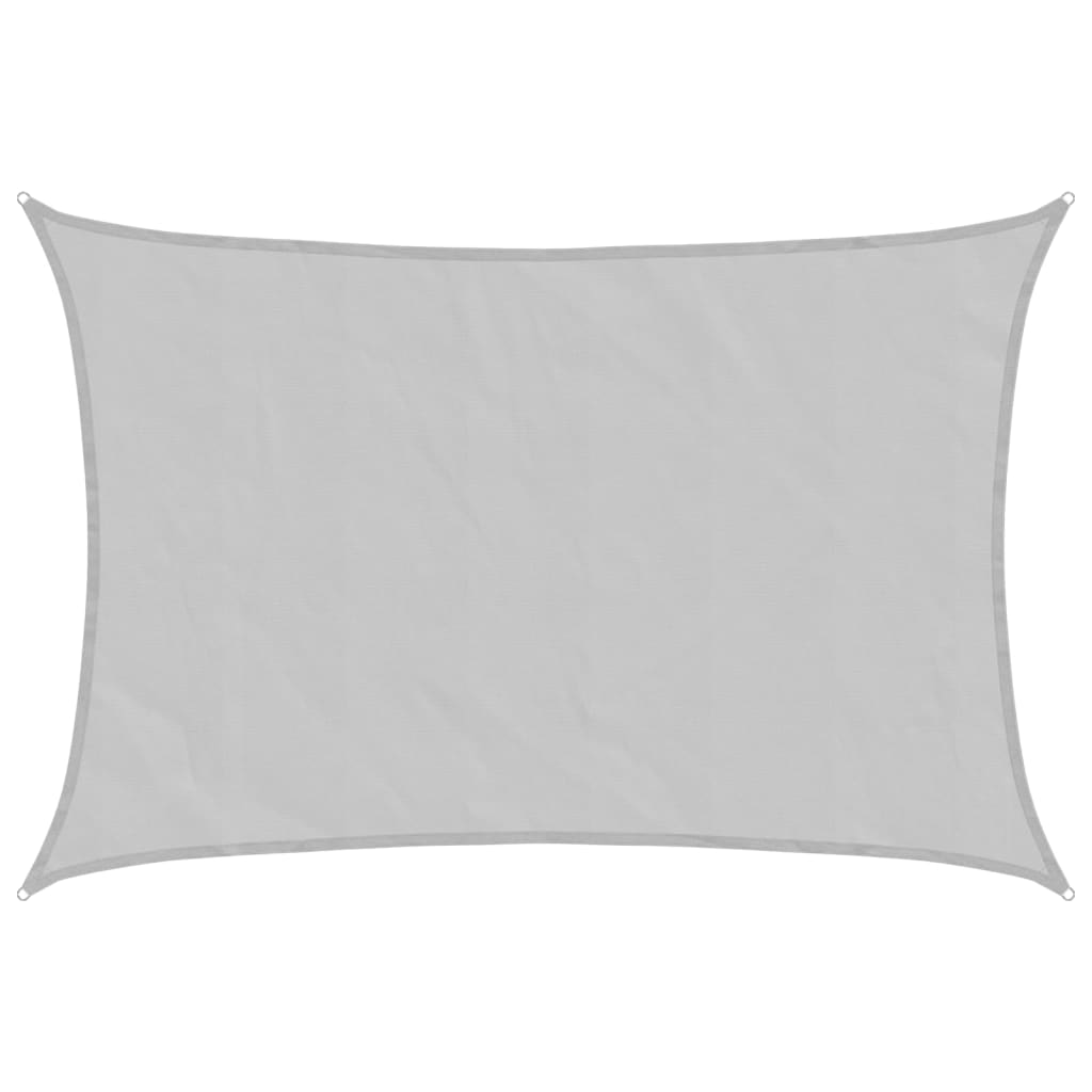 Sonnensegel Hellgrau 4,5x3 m 100% Polyester Oxford