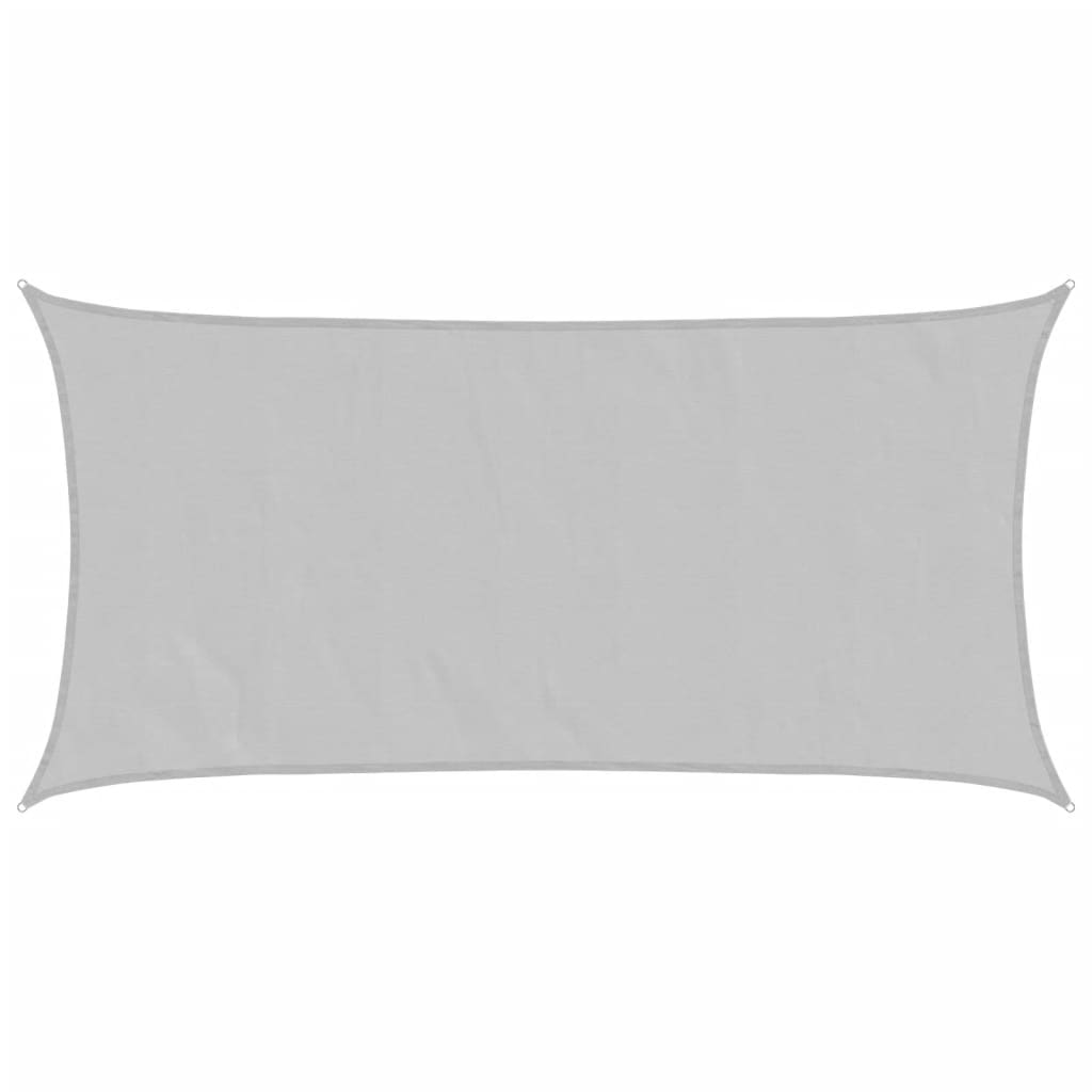 Sonnensegel Hellgrau 6x3 m 100% Polyester Oxford
