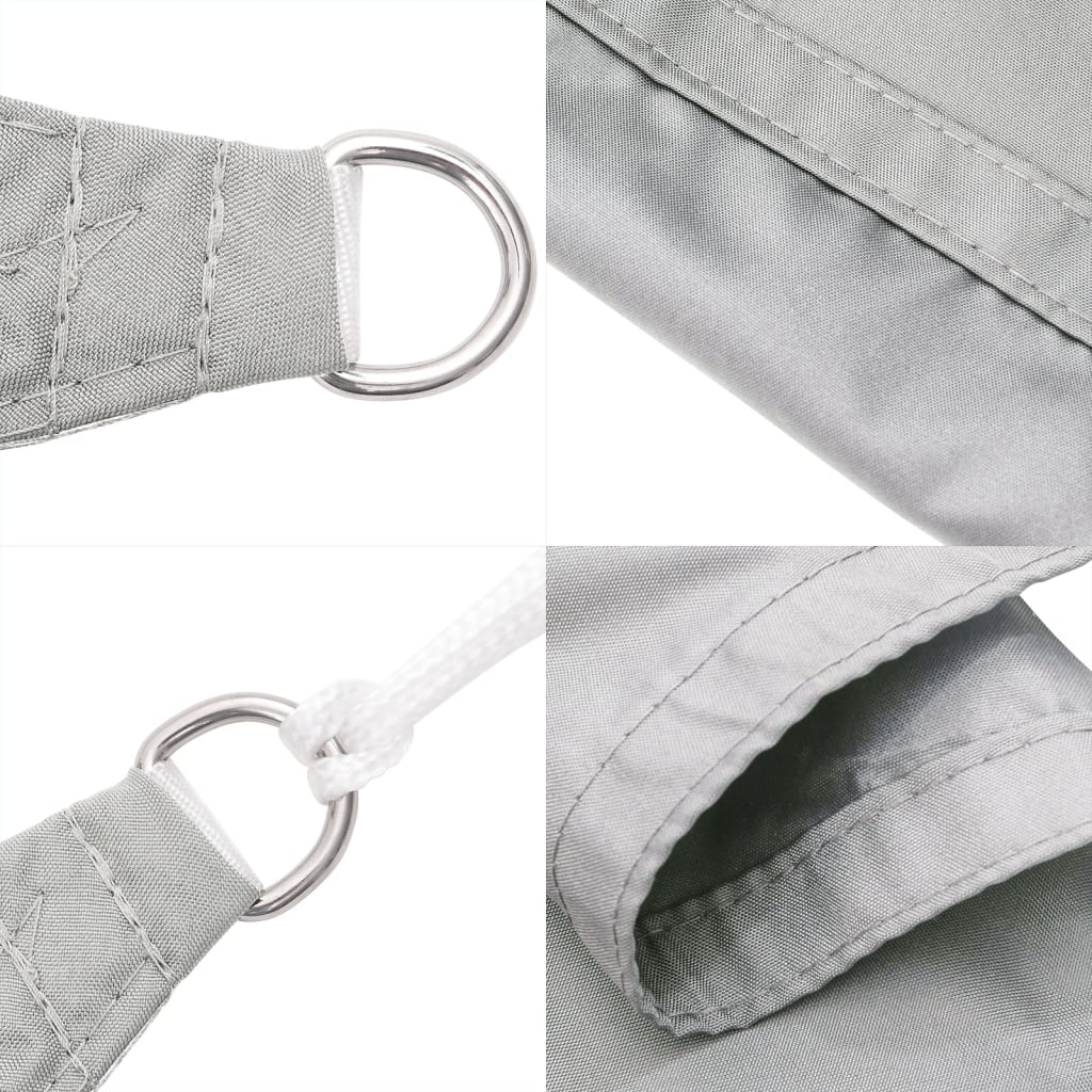 Sonnensegel Hellgrau 6x3 m 100% Polyester Oxford