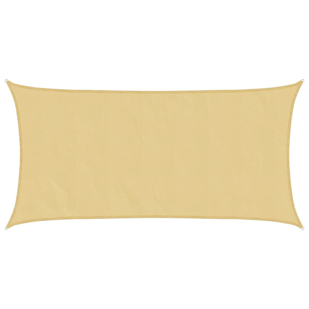 Sonnensegel Sandfarbe 4x2 m 100% Polyester Oxford