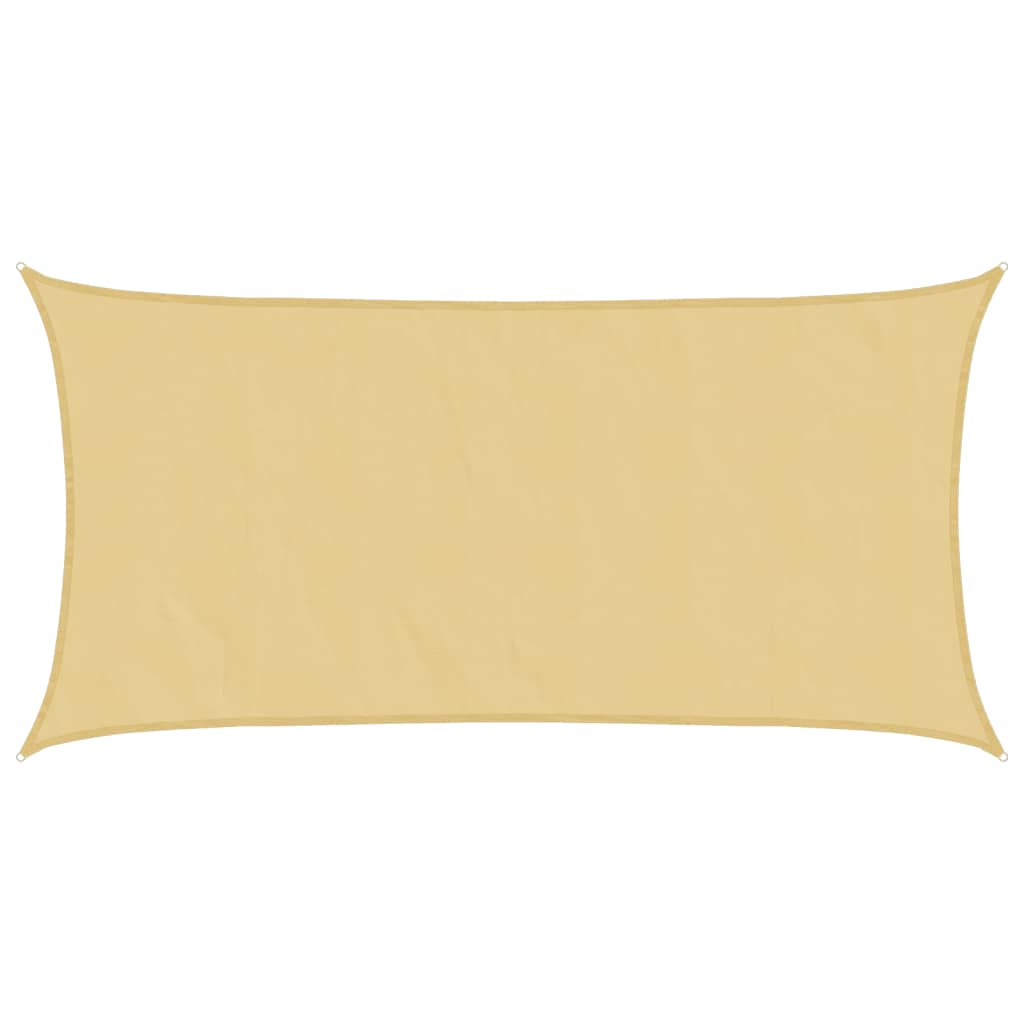 Sonnensegel Sandfarbe 4,5x2,5 m 100% Polyester Oxford