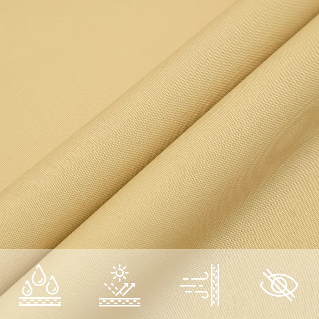 Sonnensegel Sandfarbe 4x3 m 100% Polyester Oxford