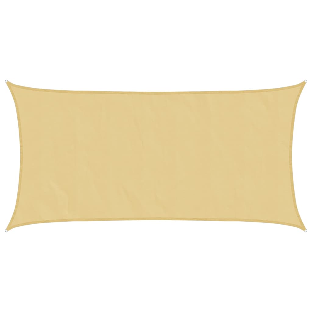 Sonnensegel Sandfarbe 7x4 m 100% Polyester Oxford