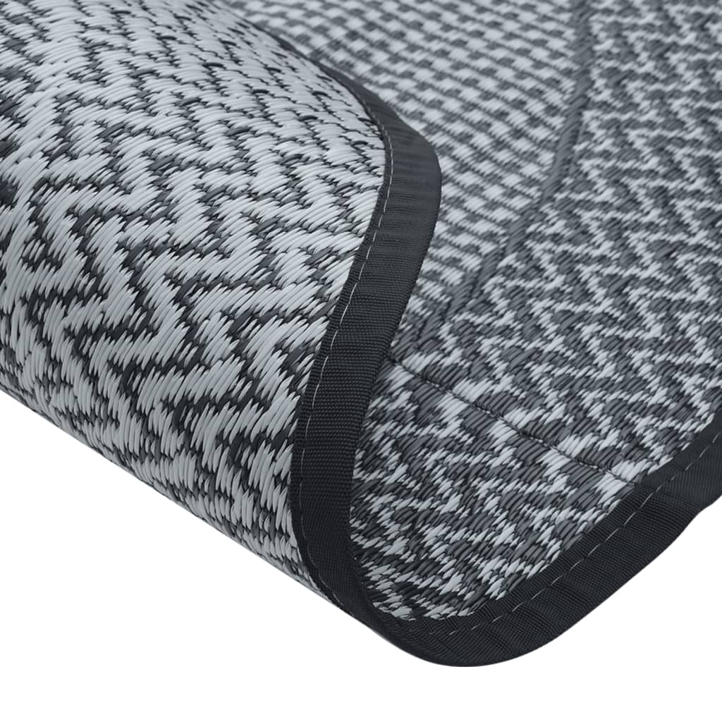 Outdoor-Teppich ARAKIL Grau Ø120 cm PP