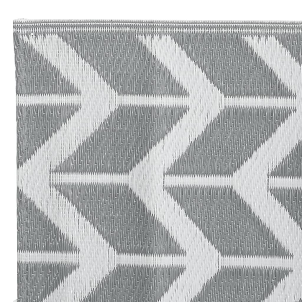 Outdoor-Teppich ARAKIL Grau 190x290 cm PP