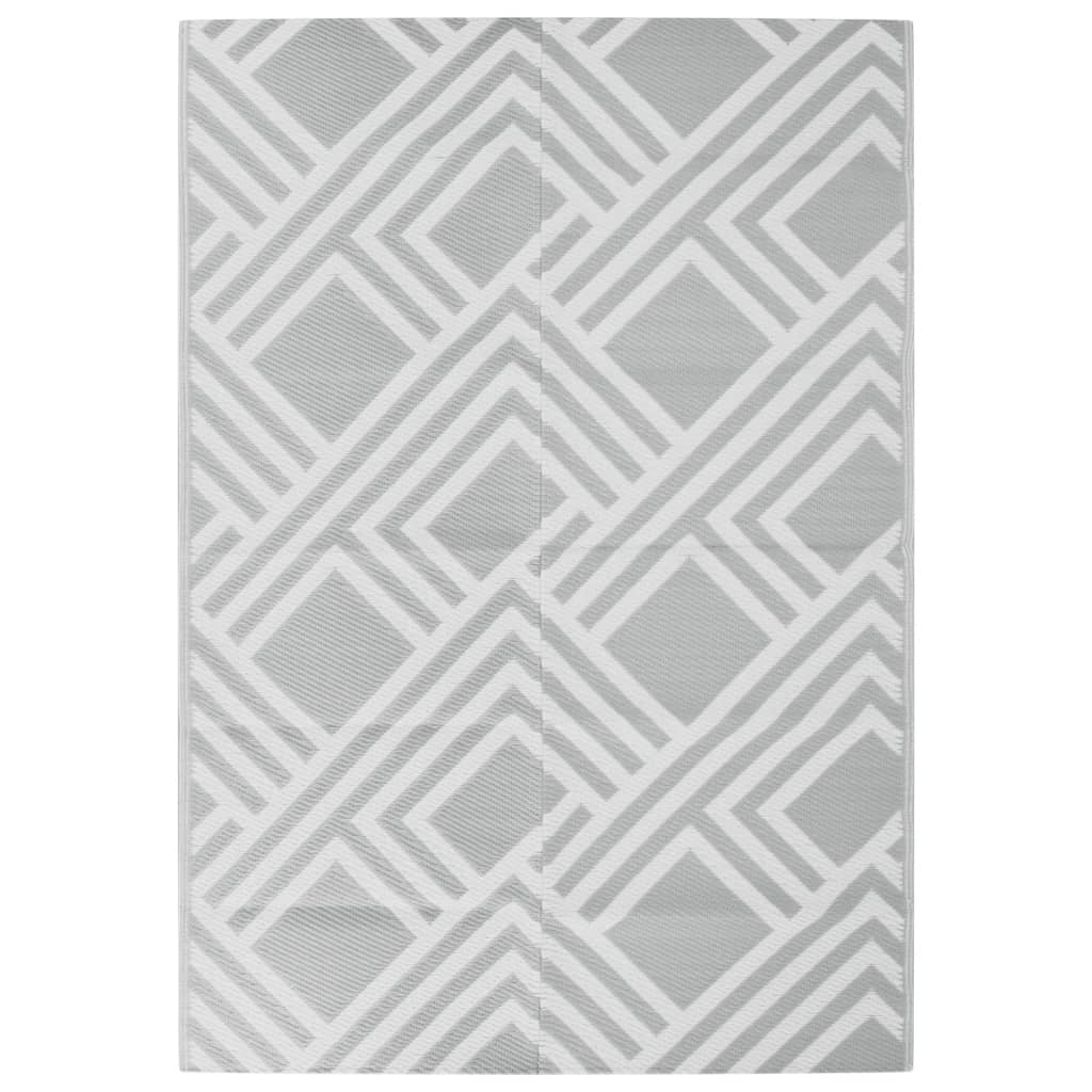 Outdoor-Teppich ARAKIL Grau 160x230 cm PP