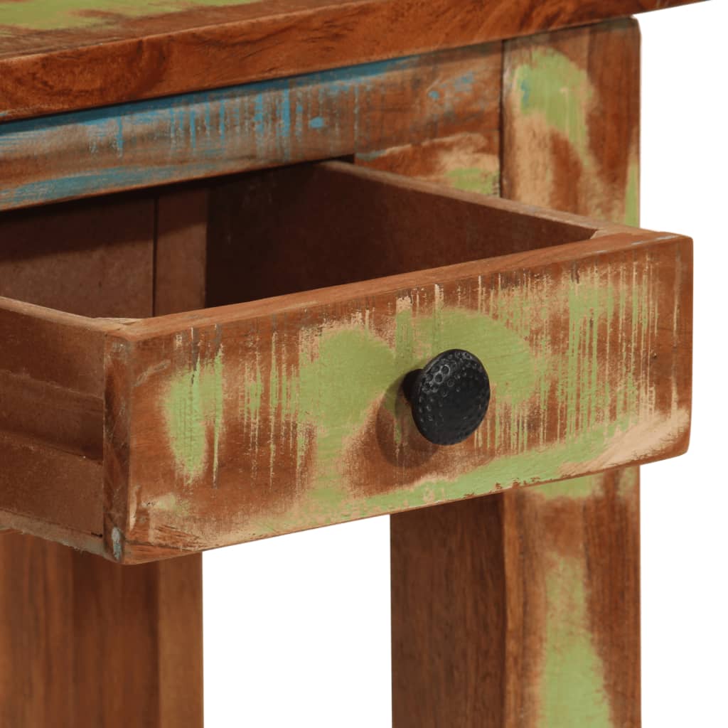 Konsolentisch 110x30x76 cm Altholz Massiv